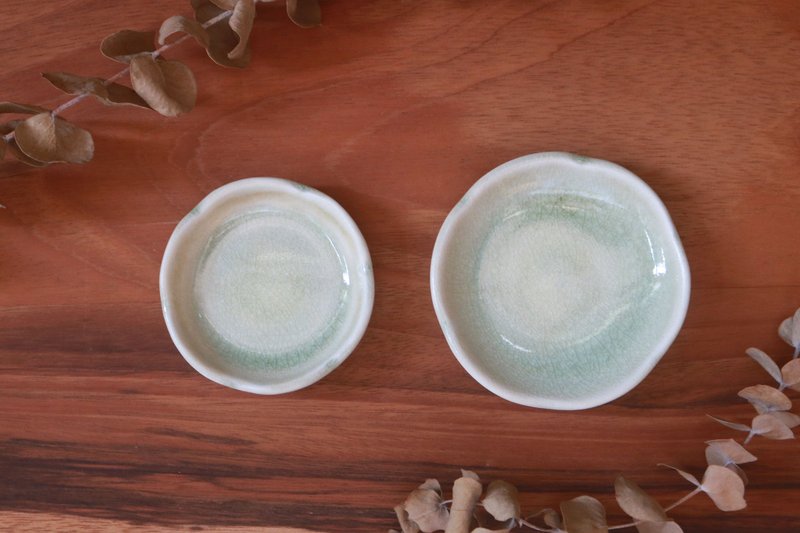 青绿枇灰小碟 - 浅碟/小碟子 - 瓷 