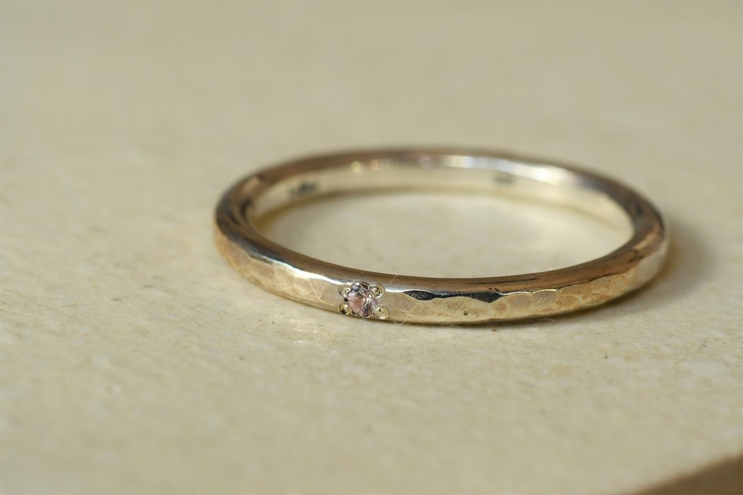Everyday Story Champagne Garnet - 戒指 - 其他金属 金色