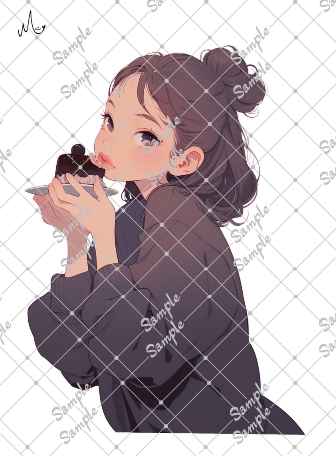 原创人物贴纸 10月新品 - 贴纸 - 纸 