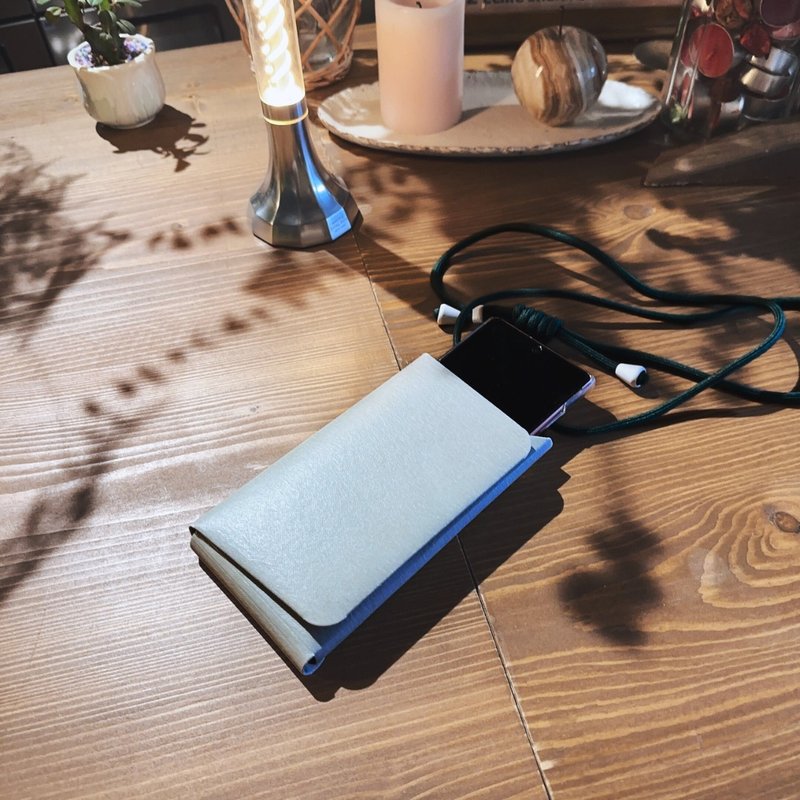 PhonePochette 手机随身袋 MOODTONE Sage Green定制 礼物圣诞 - 侧背包/斜挎包 - 其他材质 绿色