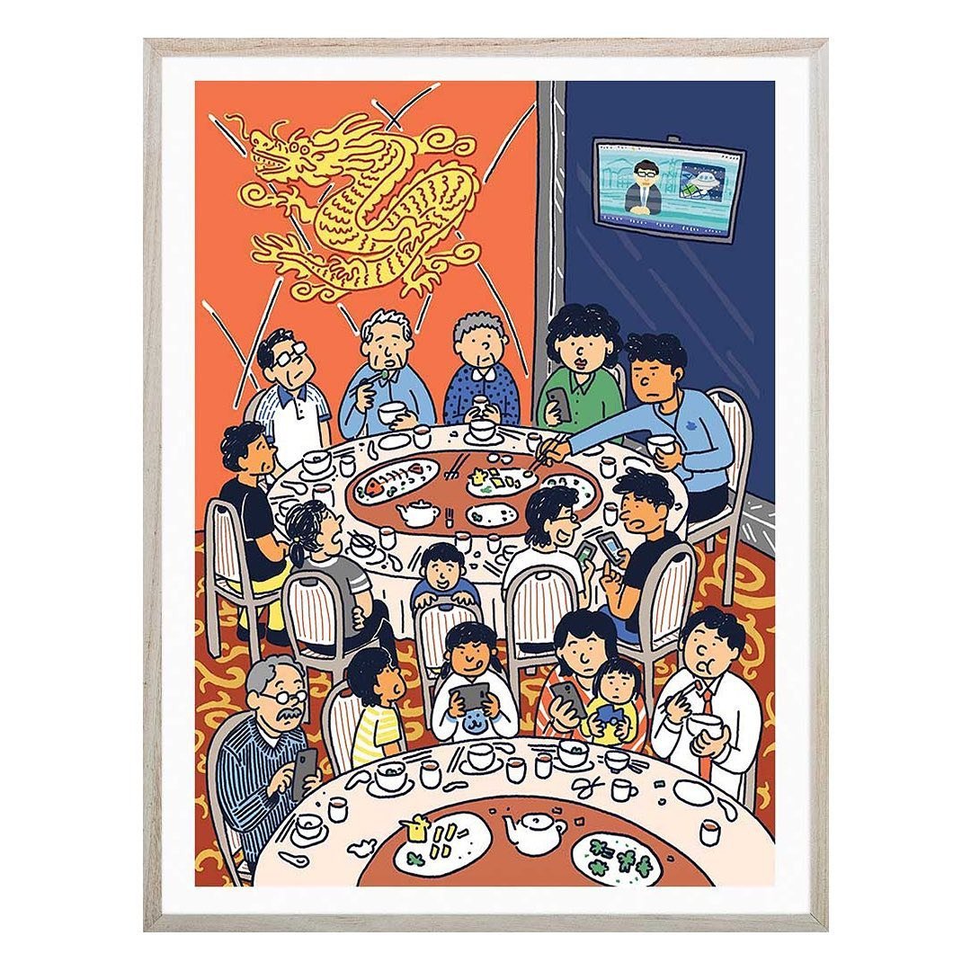 【XYZ同枱食饭之做节】挂画 - 就系香港 X Onion Peterman - 海报/装饰画/版画 - 纸 