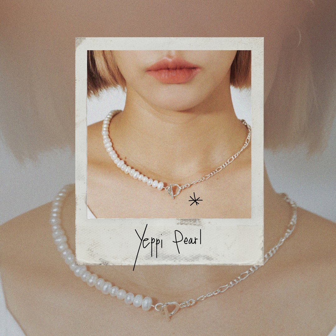 Ctrlshift - Yeppi pearl necklace - 项链 - 珍珠 银色