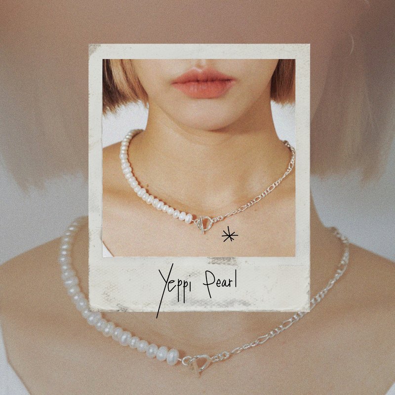Ctrlshift - Yeppi pearl necklace - 项链 - 珍珠 银色