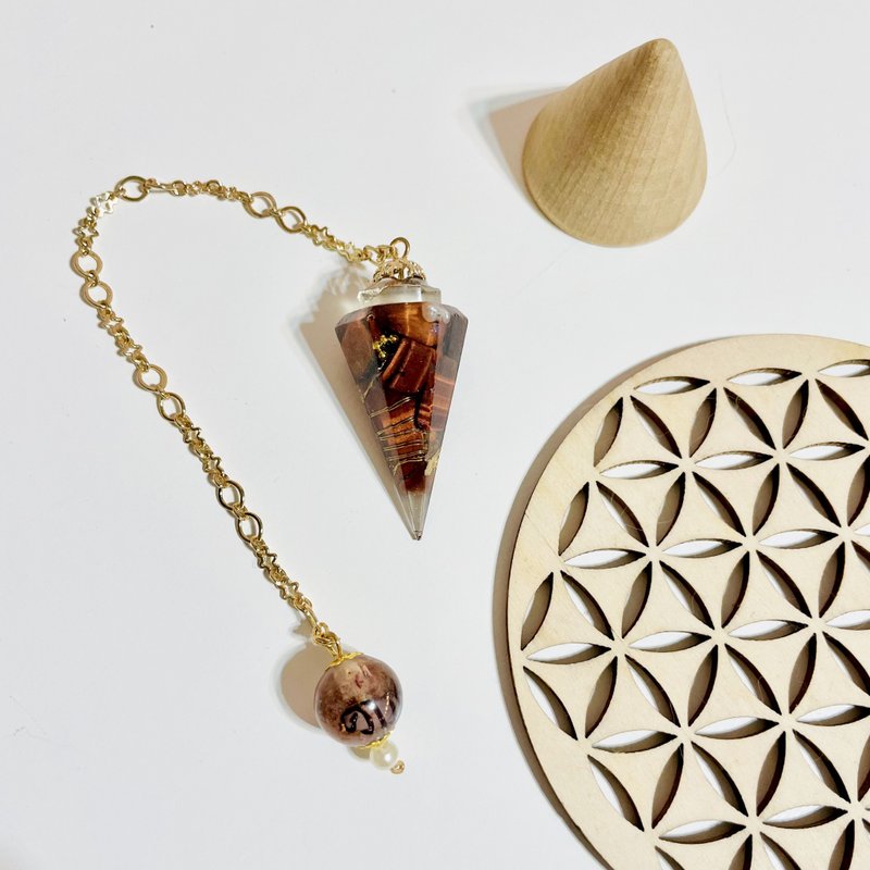 奥刚灵摆/orgonite/疗愈/开运招财 - 其他 - 半宝石 红色