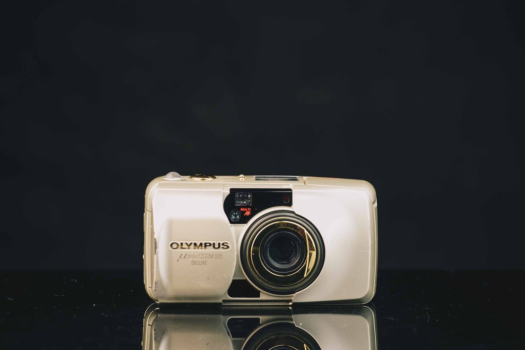 Olympus mju ZOOM 105 #135底片相机 - 相机 - 其他金属 黑色