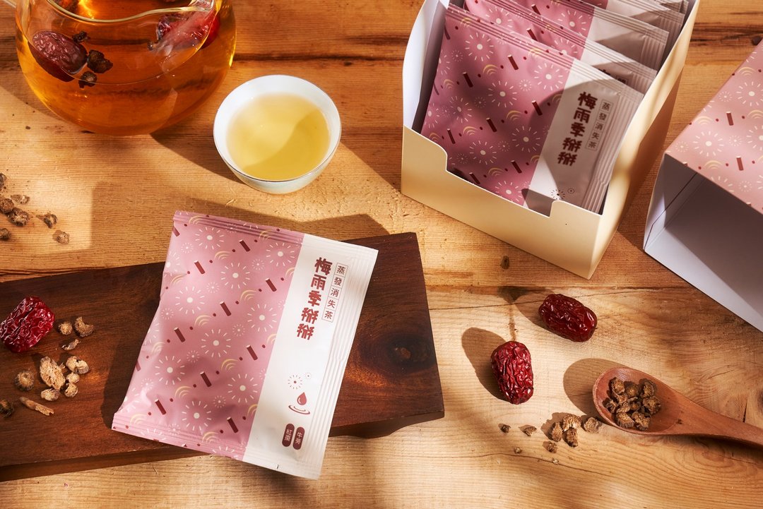 【享嘉】梅雨季掰掰|无糖 无负担 汉方茶|珍珠牛蒡 红枣 复方茶 - 茶 - 植物．花 粉红色