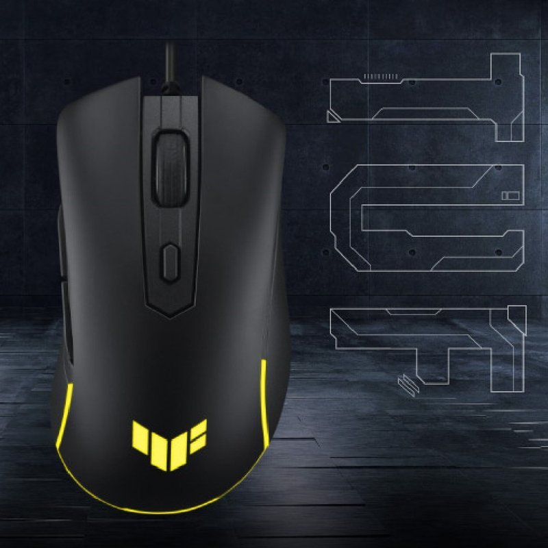 ASUS 华硕 TUF Gaming M3 Gen II 电竞鼠标 - 电脑配件 - 塑料 黑色