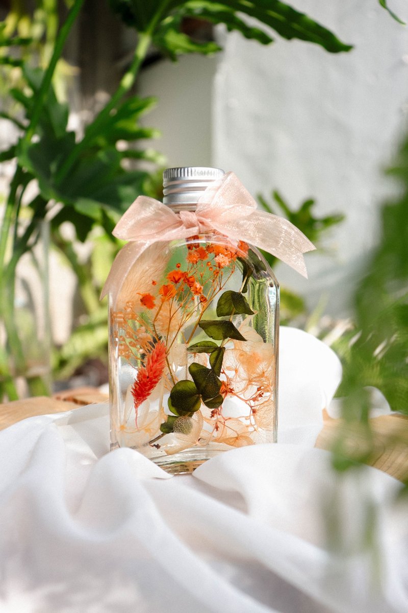 | 定制化礼物 | - 小酒瓶浮游花 -  浮游花小夜灯 情人节礼盒 - 干燥花/捧花 - 植物．花 多色