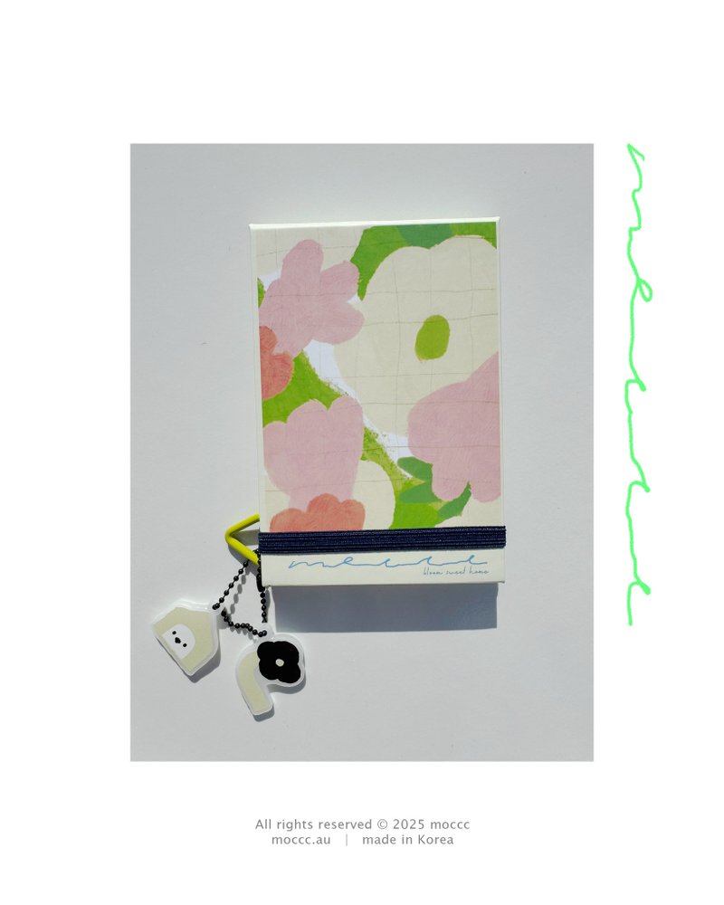 Floral Blank Mini Notebook 花卉空白迷你笔记本 - 笔记本/手帐 - 环保材料 