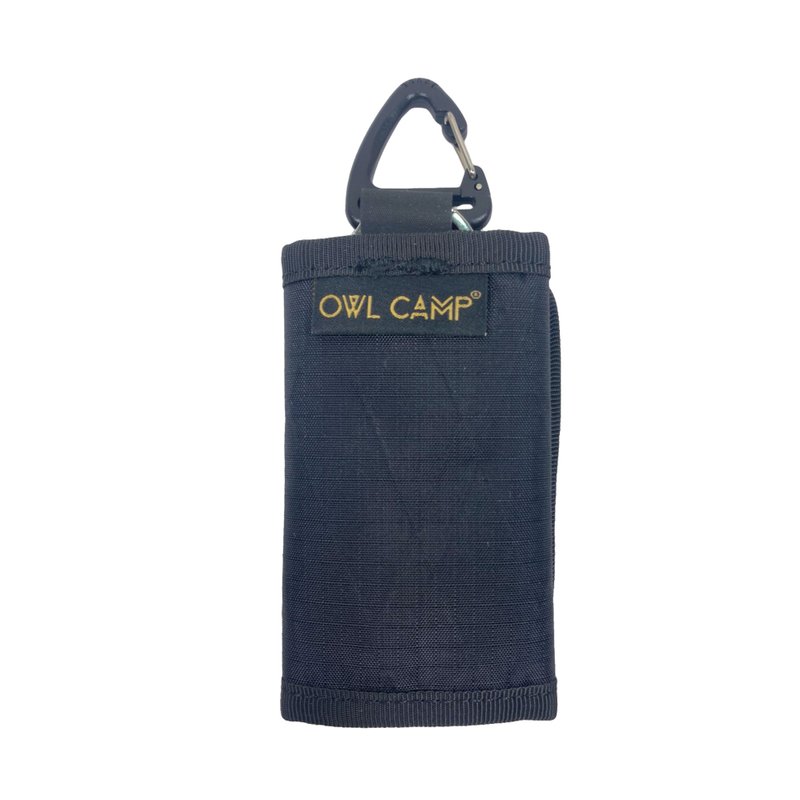 【OWL CAMP】黑色钥匙包 - 零钱包 - 其他材质 黑色