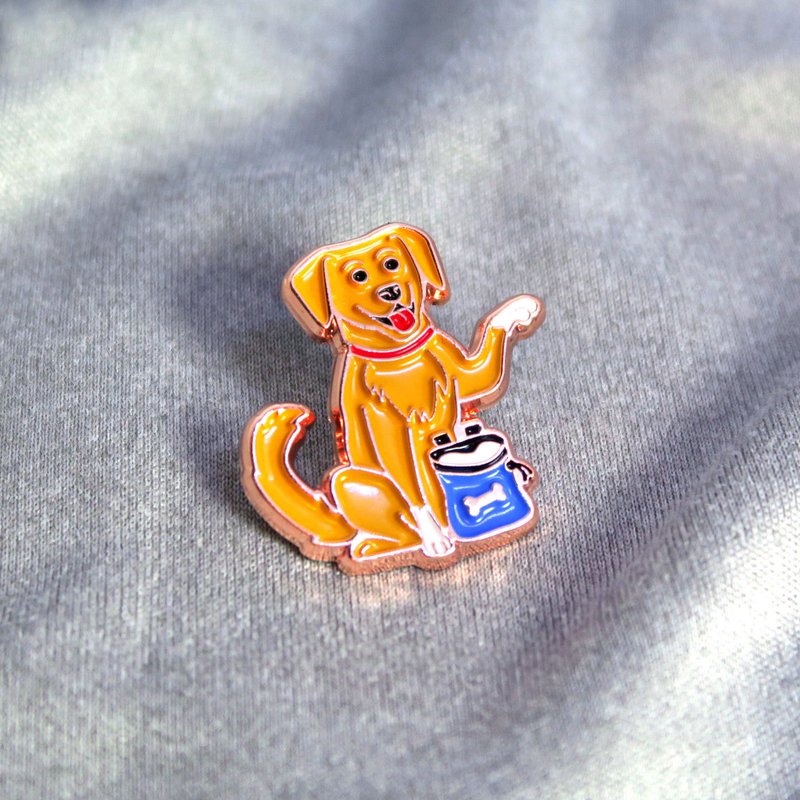 Hang Dog 珐琅别针 – 送给登山者和抱石者的礼物 – 攀岩针 – 등반 kuraimingu - 徽章/别针 - 其他金属 多色