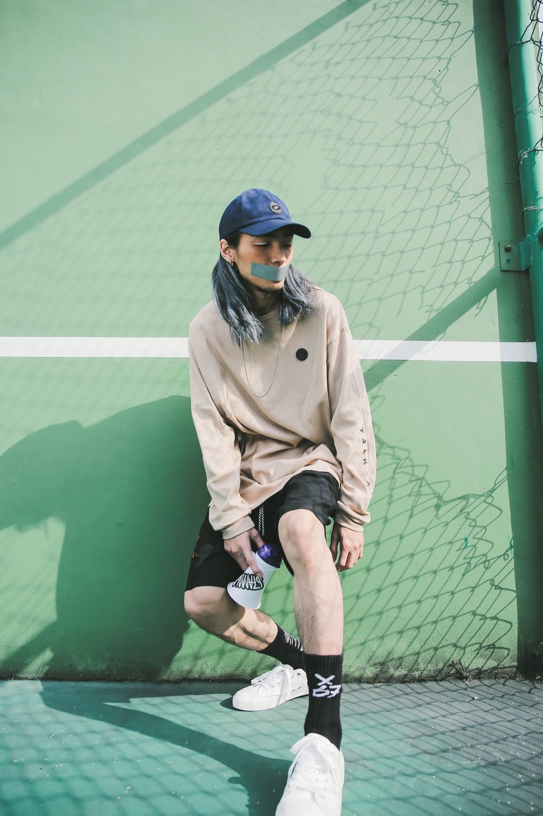 .67ARROW TALK-XIC_LONG-SLEEVE-SHIRT_薄长T 长T薄长踢长踢 米色 - 男装上衣/T 恤 - 其他材质 