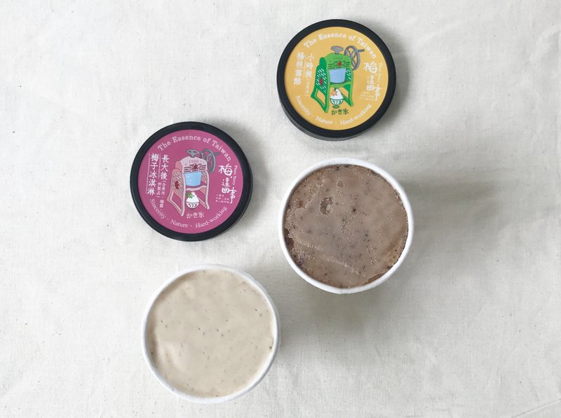 长大后梅子冰淇淋/小时候杨桃雪酪(8入分享组) - 冰淇淋/冰棒 - 新鲜食材 粉红色