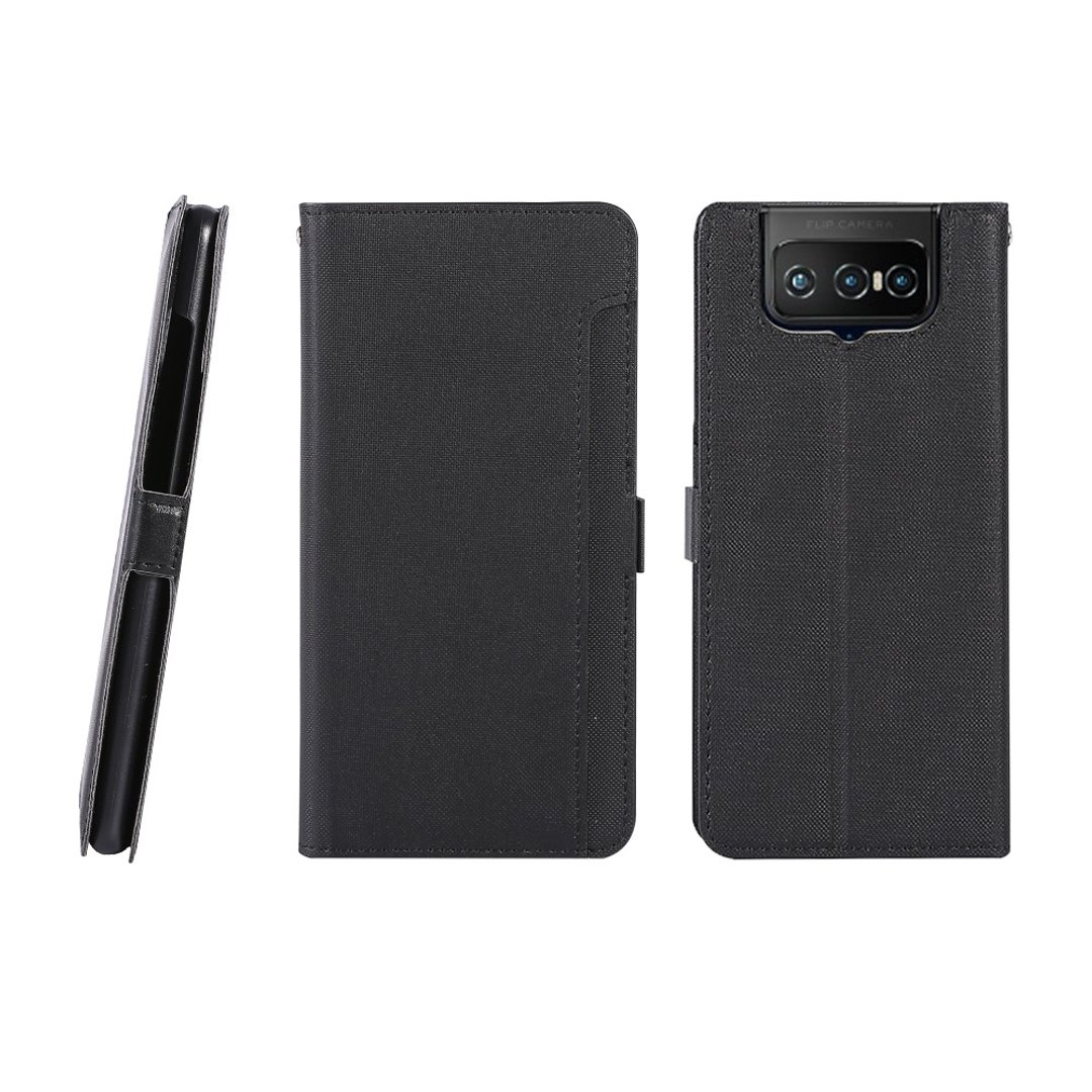 CASE SHOP ASUS Zenfone 7/7 PRO (ZS670KS/671)皮套471677966215 - 手机壳/手机套 - 人造皮革 黑色