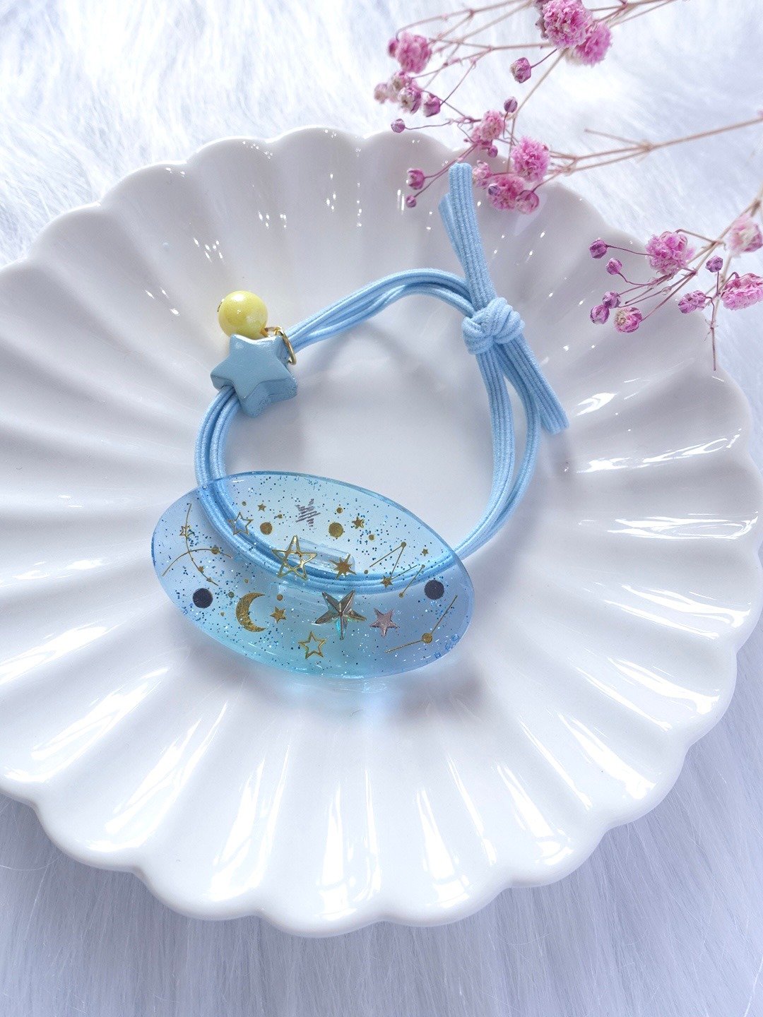 原创手工 星空 滴胶发圈  橡筋  Resin Hair Accessory - 发饰 - 其他材质 