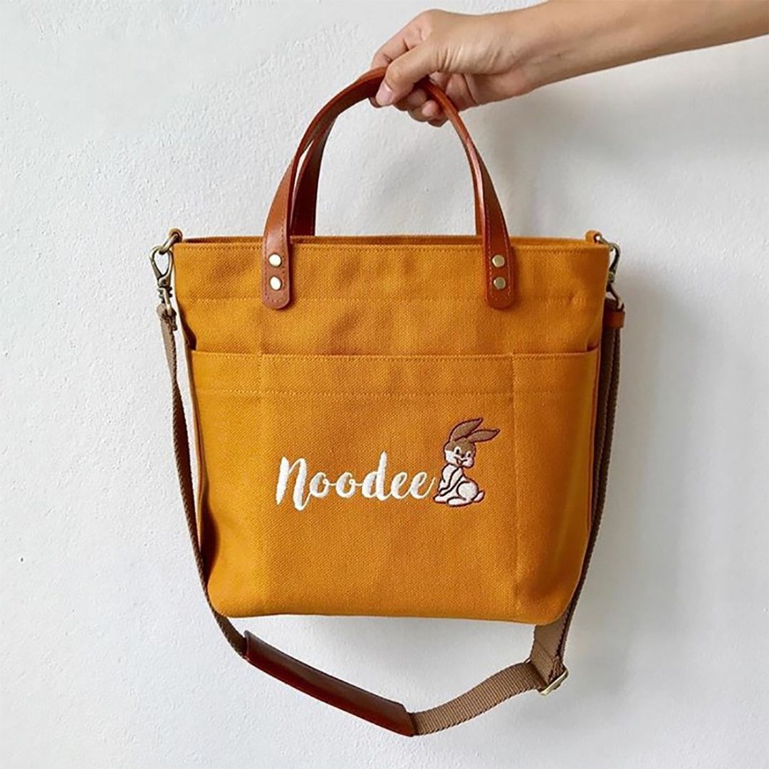 Everyday Canvas Bag / mustard color - 手提包/手提袋 - 其他材质 黄色