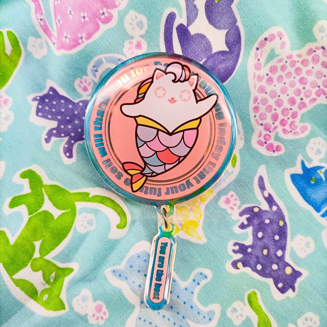 106008_甜味海帶-美人魚H1_磁吸壓克力氣囊支架 - 手机配件 - 塑料 多色