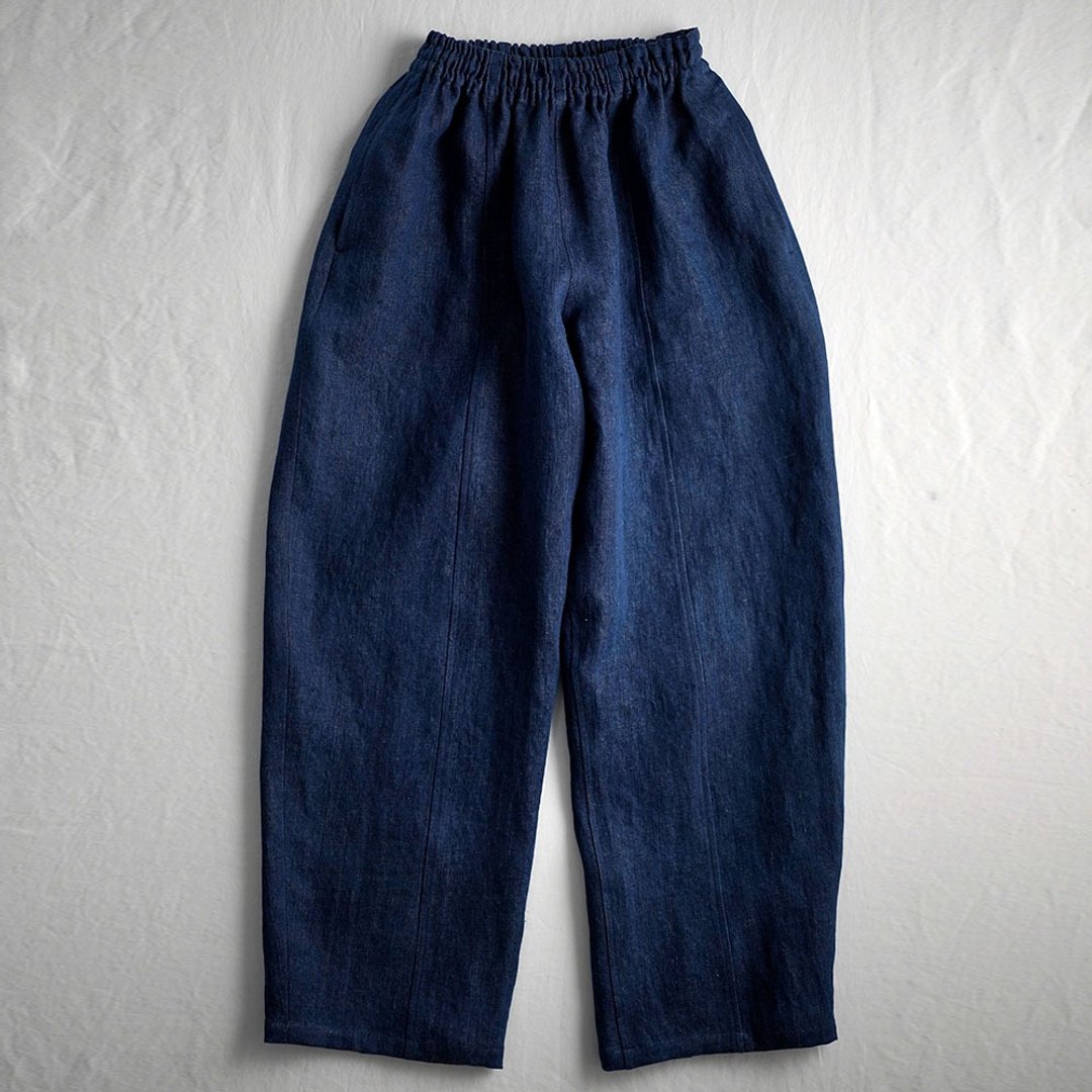 wafu -  Order Page for Kit Chu, Pants b011b-ind3 - 中性裤装 - 棉 