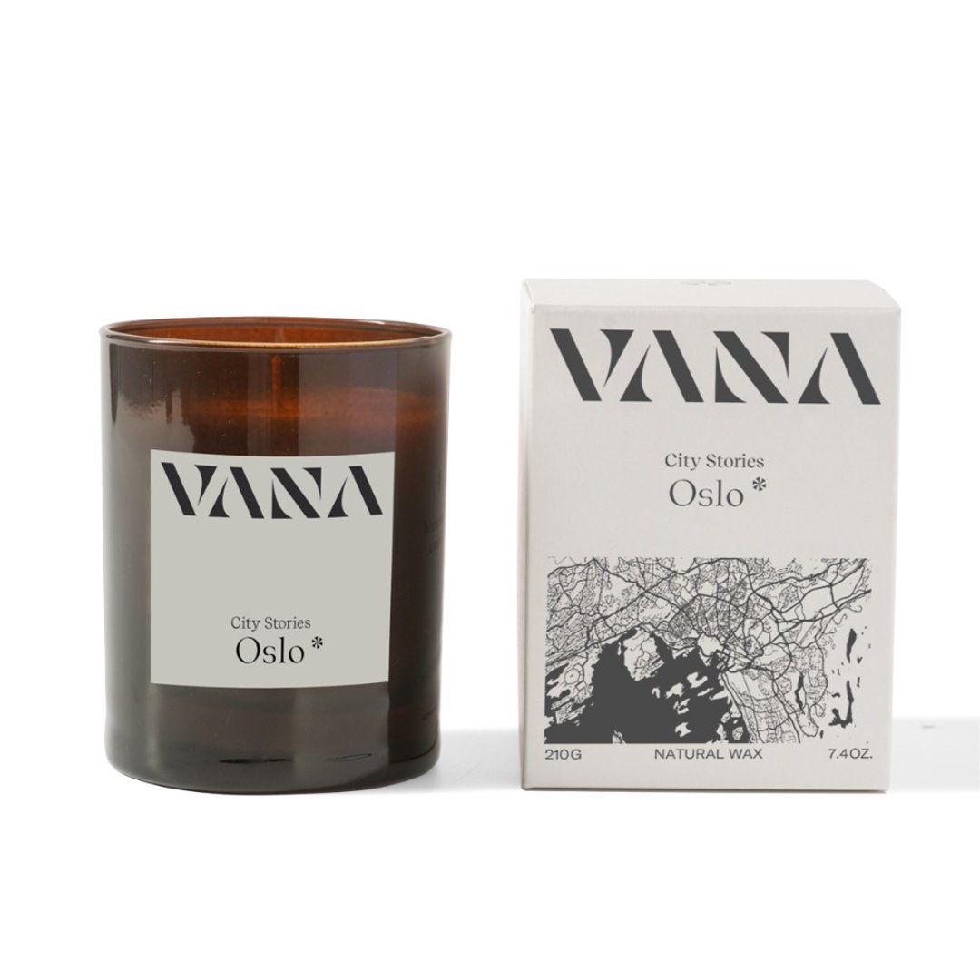 城市系列 OSLO 奥斯陆 香氛蜡烛 210g-柑橘花香调 - 蜡烛/烛台 - 蜡 咖啡色