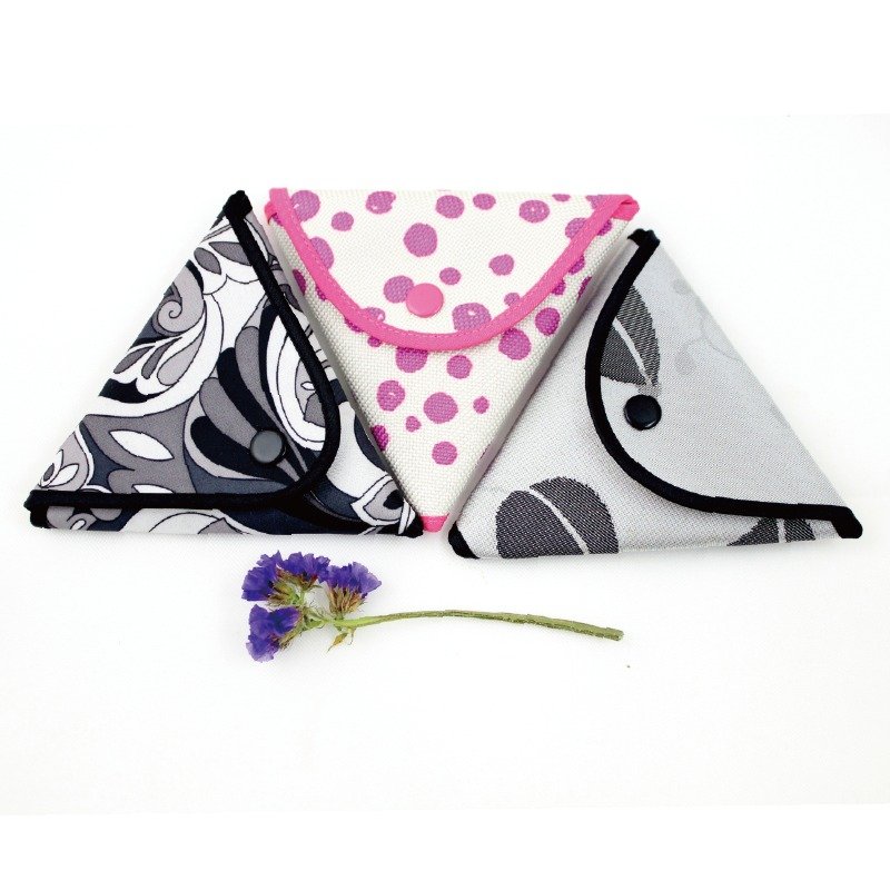 三角零钱包 【宝特瓶回收环保纤维织品】 - 零钱包 - 环保材料 多色