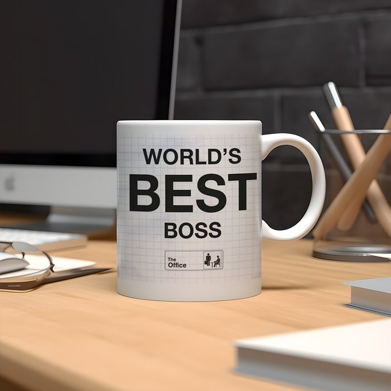 【办公室风云/我们的办公室】Worlds Best Boss马克杯 - 咖啡杯/马克杯 - 陶 多色