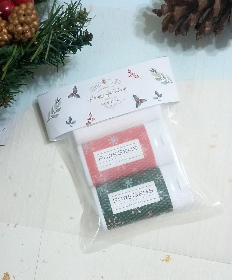 【圣诞礼物】【交换礼物】圣诞节 随身皂 红绿白  (3入组合) - 肥皂/手工皂 - 其他材质 多色