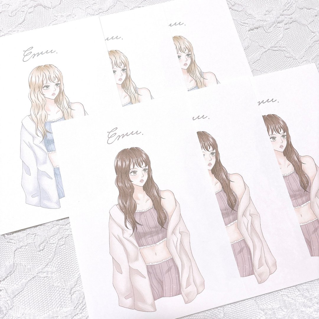 女孩款 -A02- - 其他 - 纸 多色