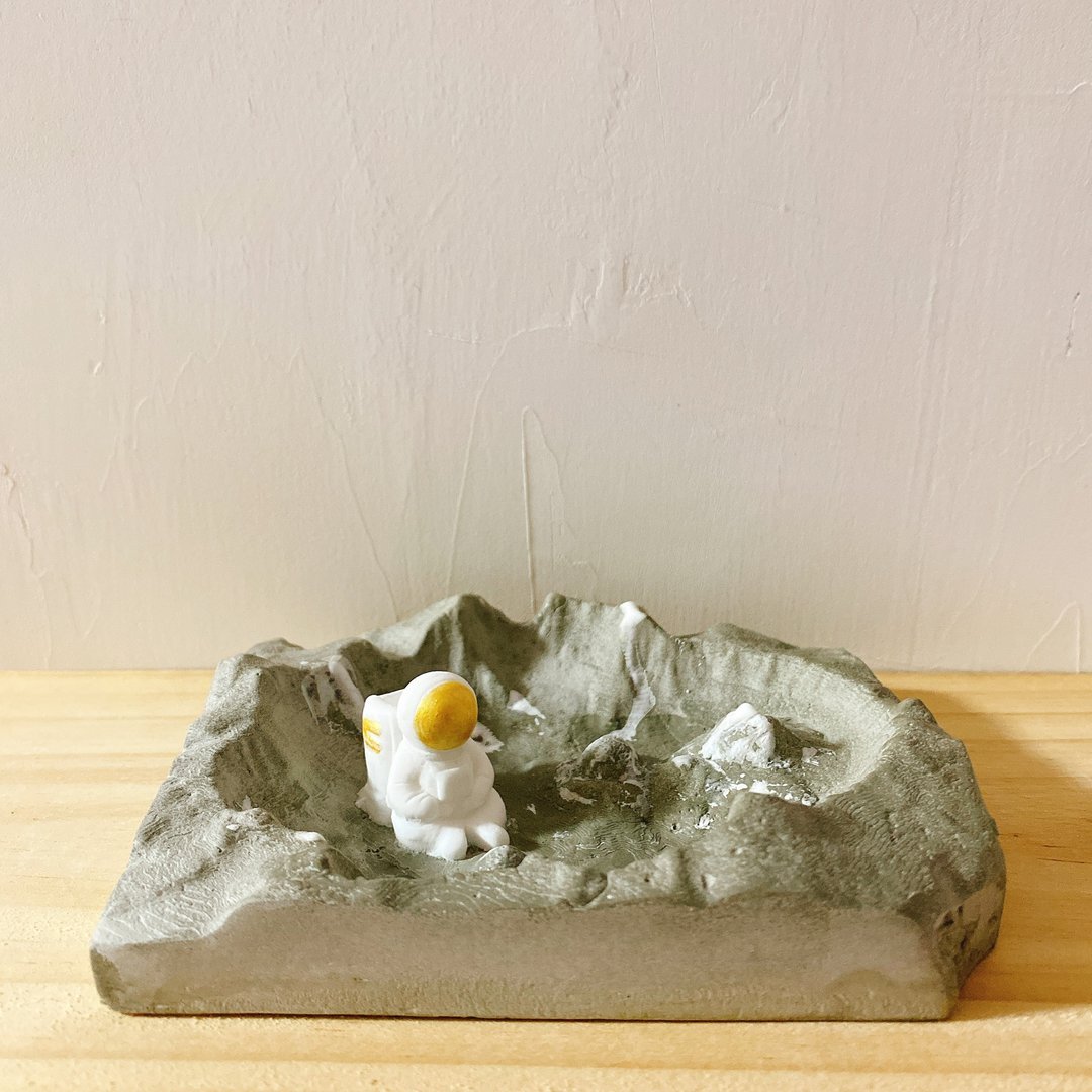 【自家制】月球旅行记 香座 扩香器 - 香薰/精油/线香 - 水泥 