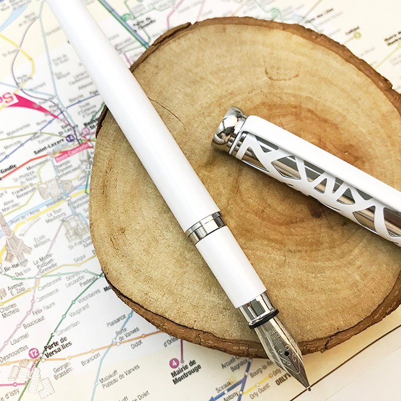 【快速定制_圣诞礼盒】赠刻字_品初_蚀刻陪你_钢笔送皮质笔套 - 钢笔 - 铜/黄铜 