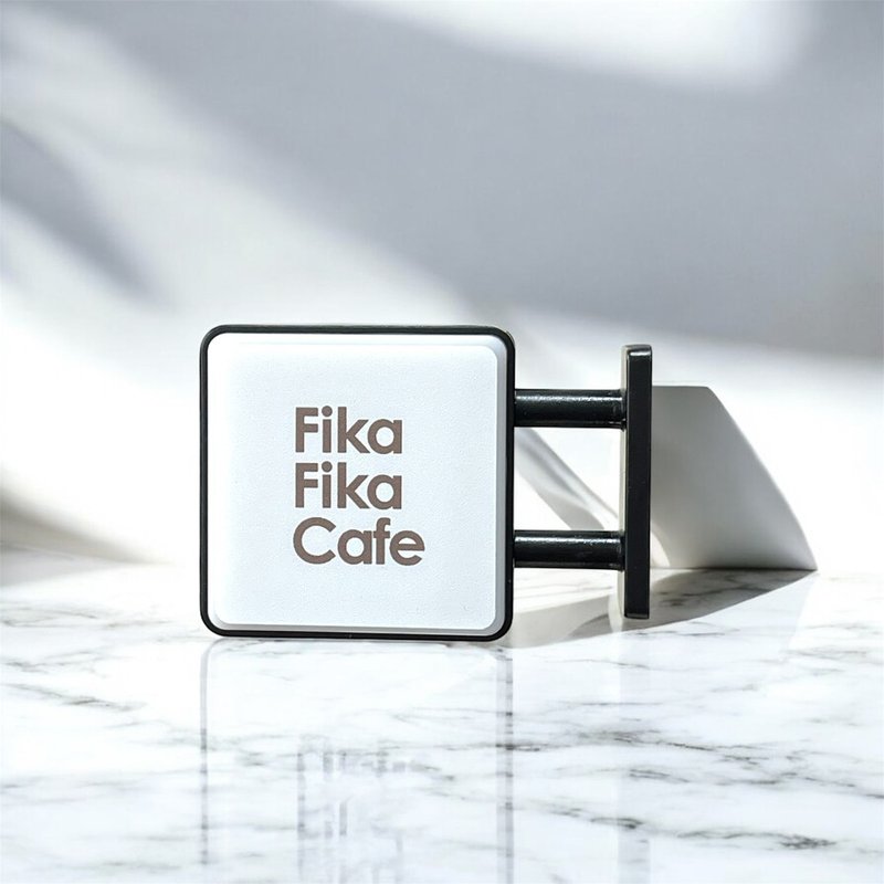 Fika Fika Cafe 微型立招冰箱贴 - 冰箱贴/磁贴 - 其他材质 