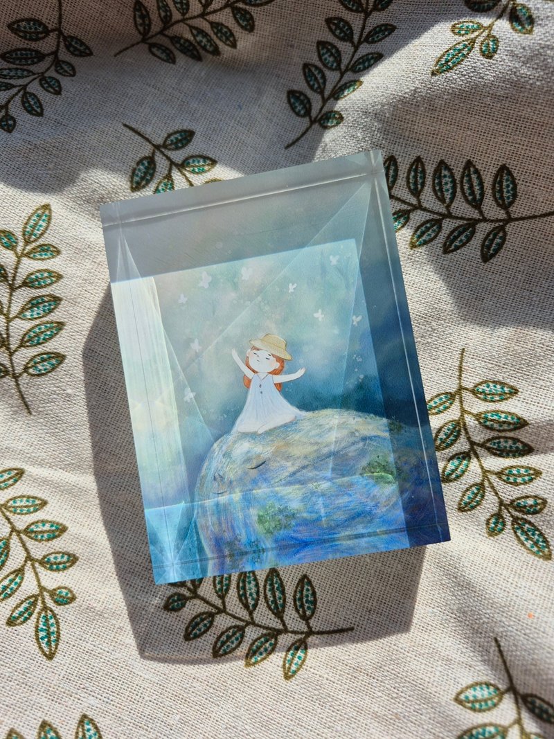 疗愈水晶画-在呼吸之间 - 摆饰 - 压克力 