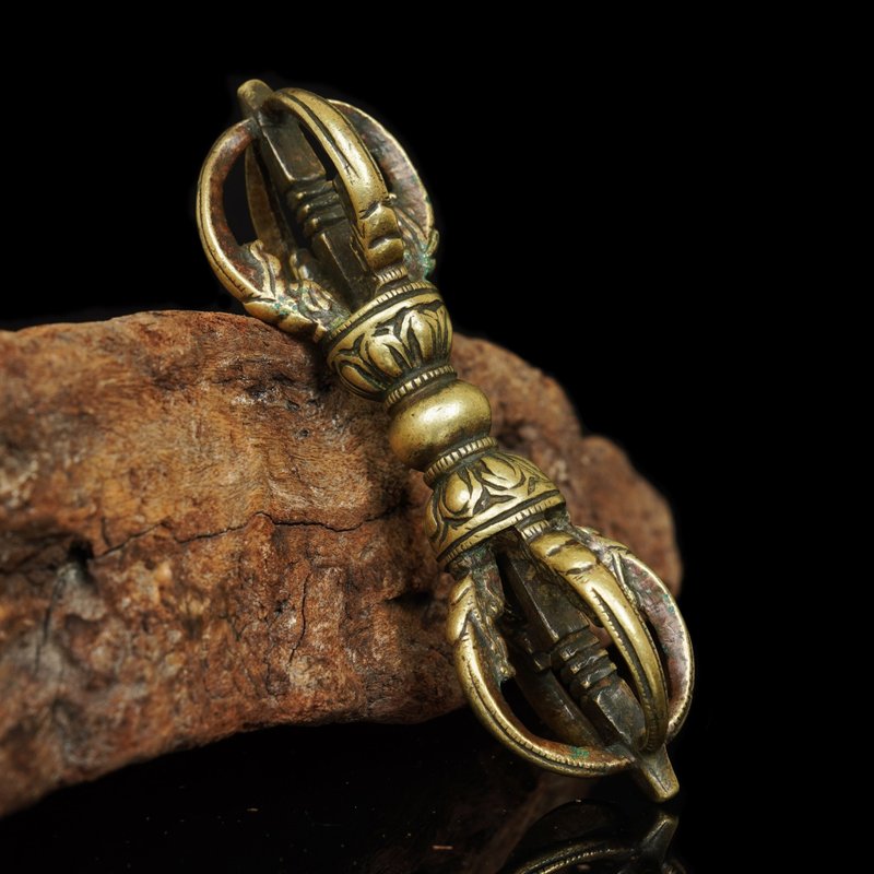 西藏15世纪明代金刚杵(长12.6厘米) - 其他 - 其他材质 