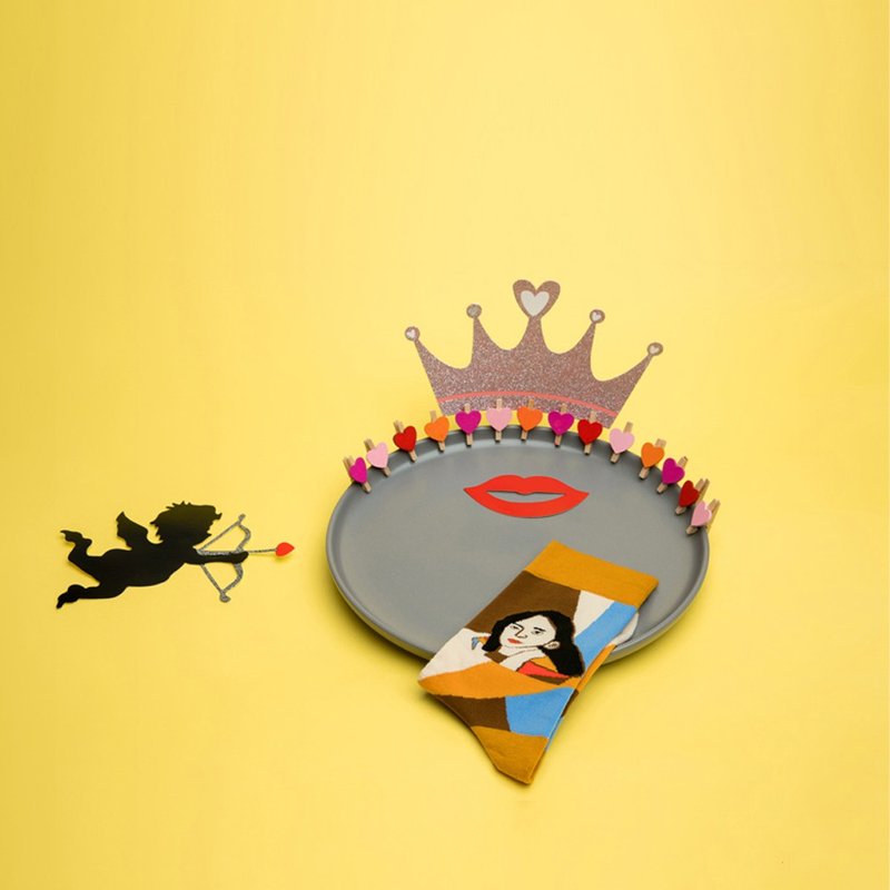 【情人节礼盒】DashinSocks奇思妙想系列大明星男女 - 袜子 - 棉．麻 多色