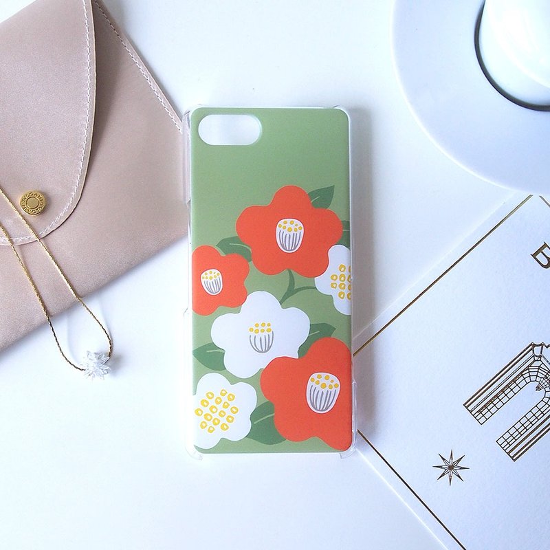 Smart phone case - Camellia japonica - - 手机壳/手机套 - 塑料 绿色