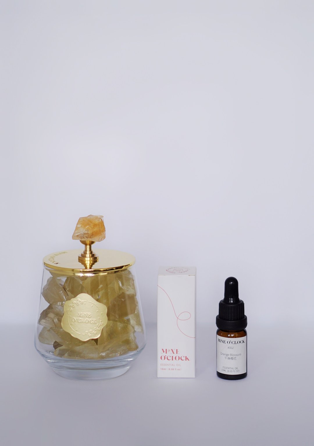 天然扩香水晶香薰 (黄水晶) 扩香原石 扩香石 - 香薰/精油/线香 - 水晶 
