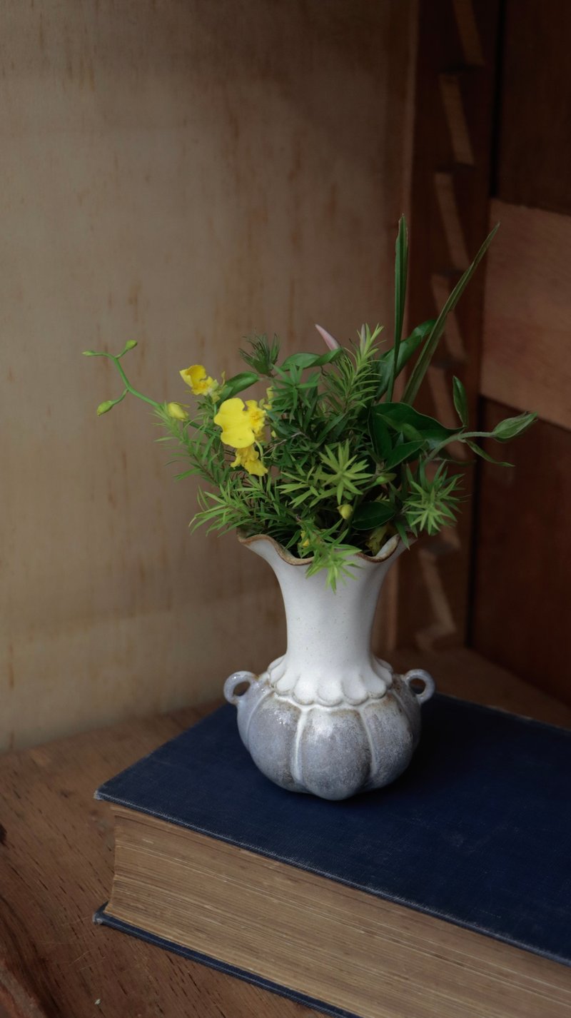 Kürbis 花器 - 花瓶/陶器 - 陶 蓝色