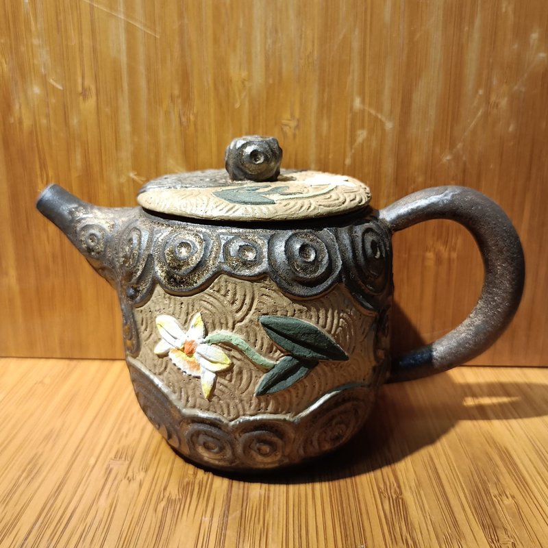 手工制作-花壶系列-兰花 - 茶具/茶杯 - 陶 