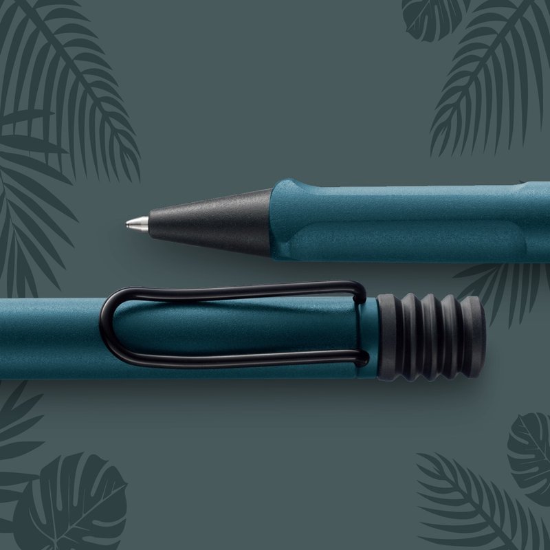 LAMY 原子笔 / safari 狩猎者系列 - petrol  - 森绿蓝 - 圆珠笔/中性笔 - 塑料 绿色