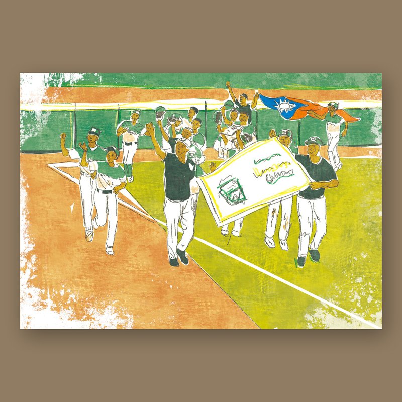 少棒明信片 - 卡片/明信片 - 纸 多色