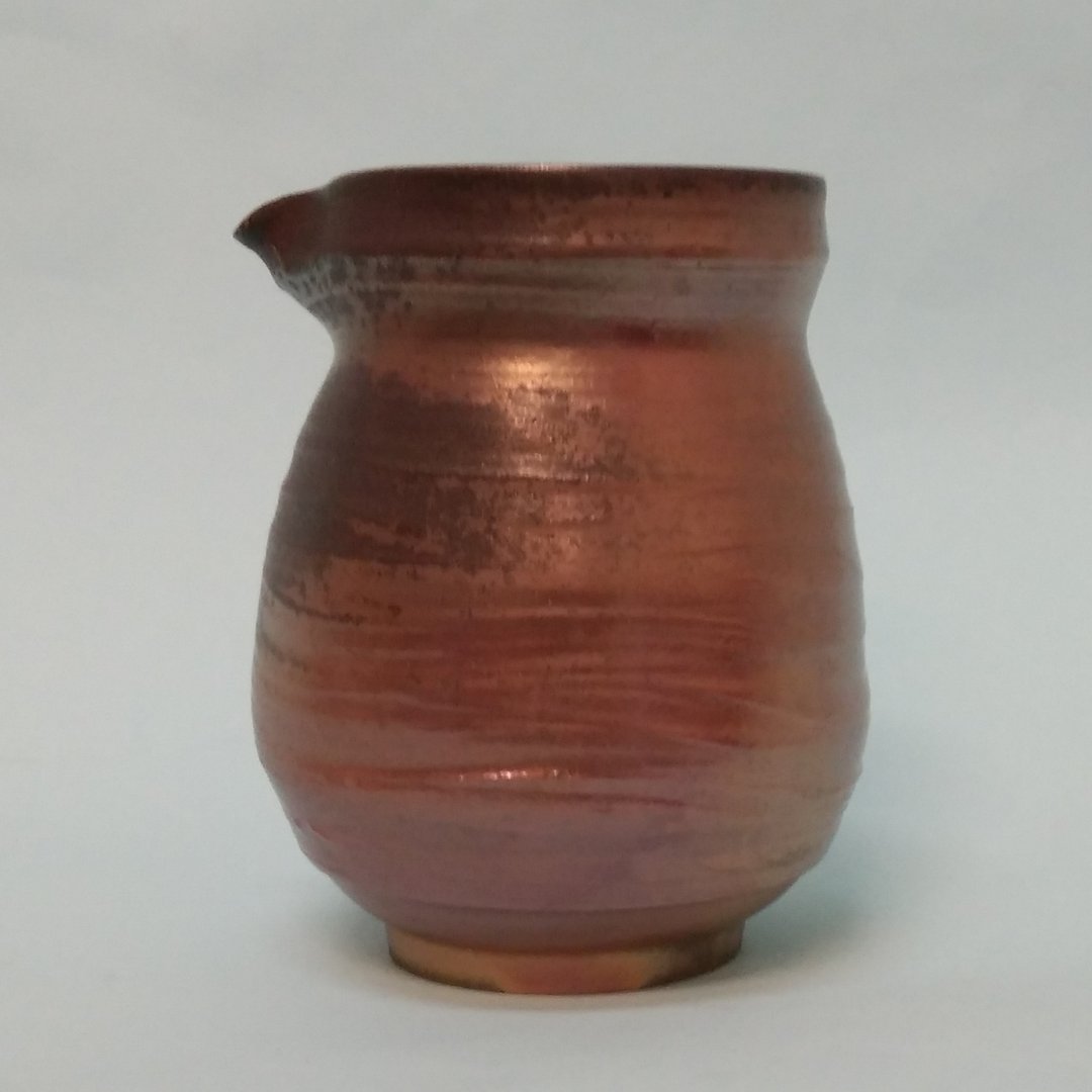 柴烧玫瑰金手拉无柄茶海 - 茶具/茶杯 - 陶 