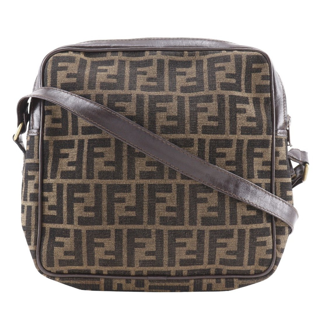 [日本直送] FENDI Zucca 女单肩包 尼龙帆布 棕色 [二手] - 侧背包/斜挎包 - 尼龙 咖啡色