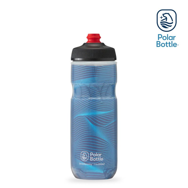 Polar Bottle 20oz 双层保冷喷射水壶 Jersey Knit 午夜蓝 - 运动配件 - 塑料 蓝色