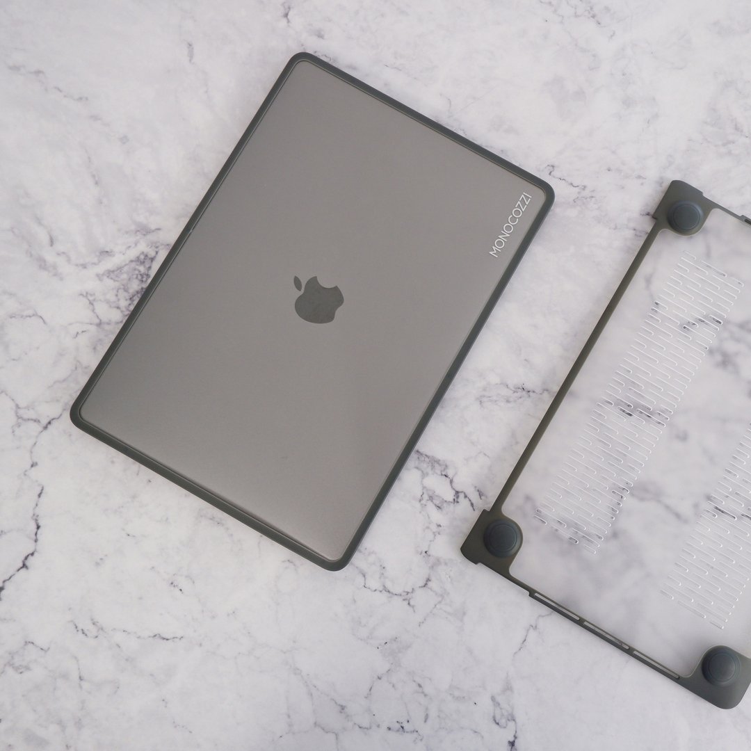 Lucid | 半透明哑面硬壳MacBook Pro13 USB-C (2019/2021) - 炭灰 - 平板/电脑保护壳 - 塑料 黑色