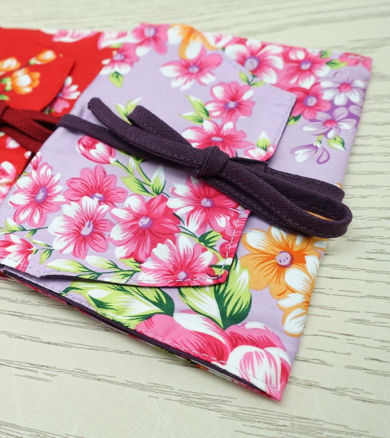 【花布先生】文库本滚条书衣 - 笔记本/手帐 - 棉．麻 多色