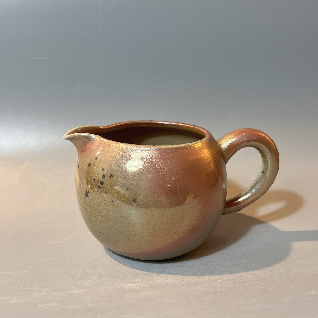 柴烧玫瑰金彩重落灰茶海 / 公道杯 / 小平凡手作 - 茶具/茶杯 - 陶 
