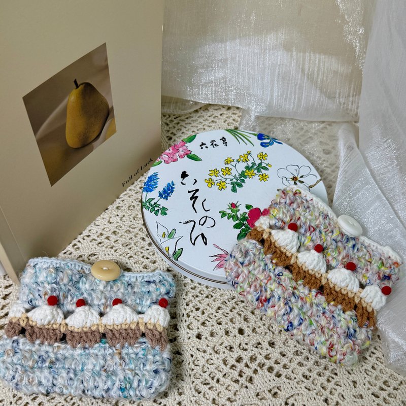 现货 MUMU 美味樱桃杯子蛋糕卡夹 Handmade - 零钱包 - 棉 