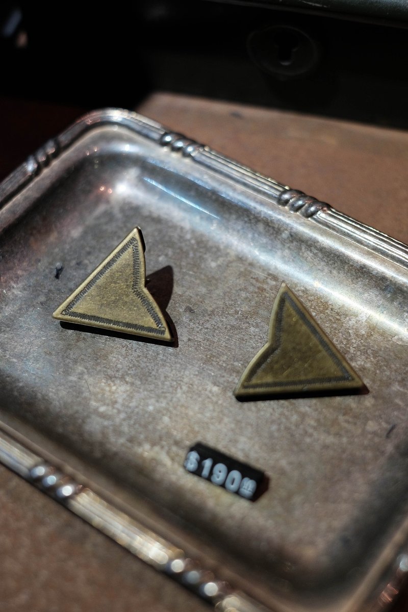 HIATUS 做旧铜色 领夹 绅士小物 - 其他 - 其他金属 金色