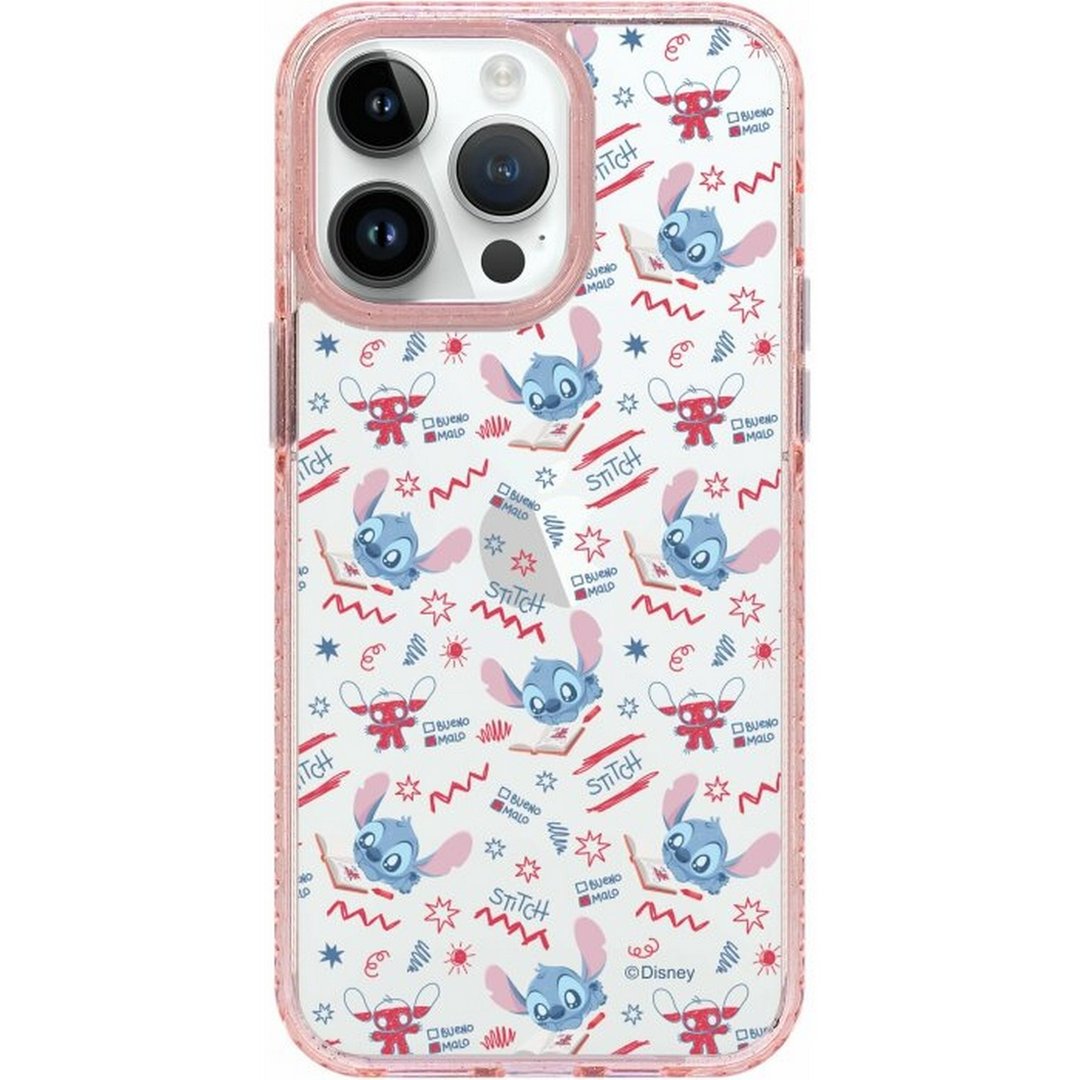 迪士尼 史迪奇图案 iPhone16 Samsung S25气垫标准防摔镜面手机壳 - 手机壳/手机套 - 塑料 多色