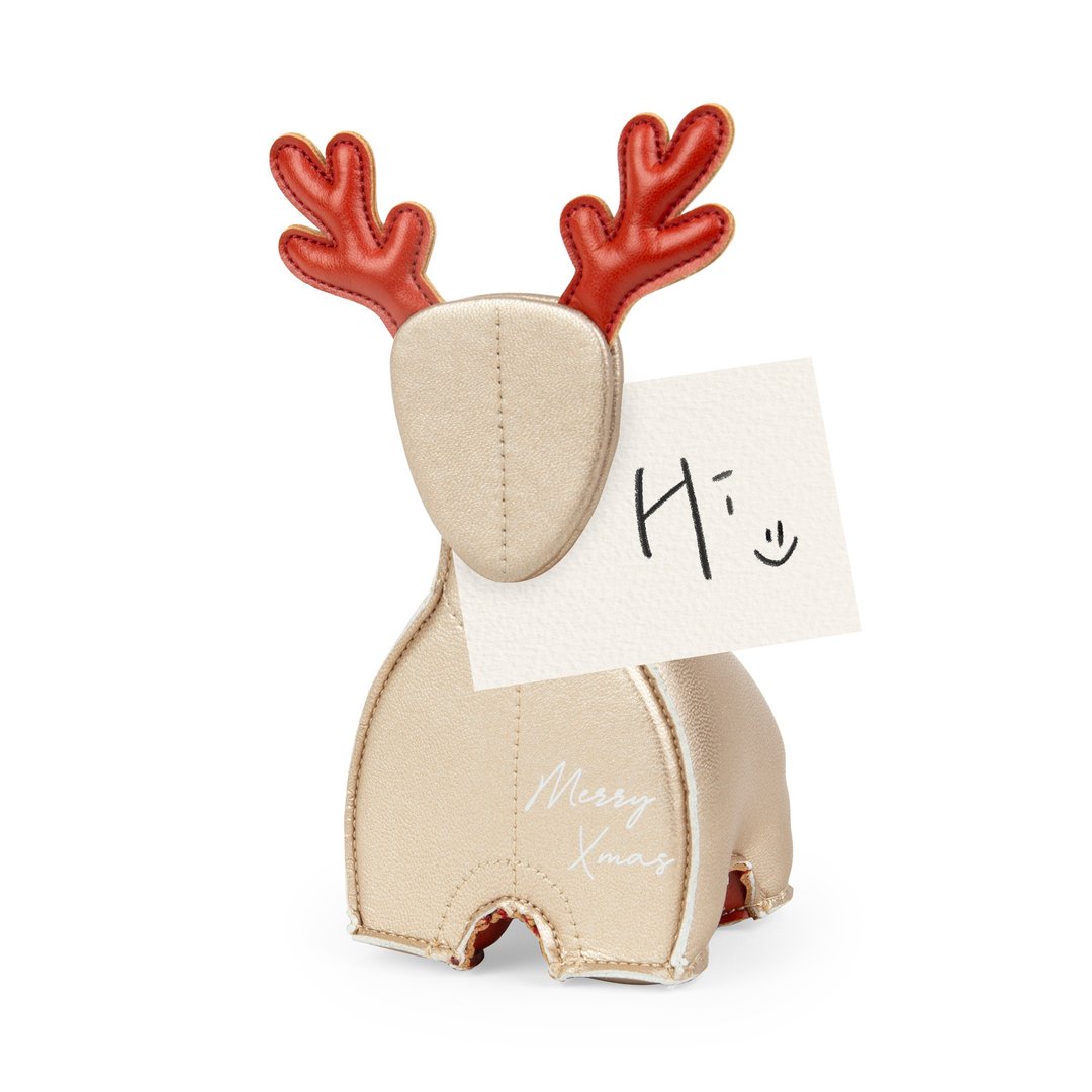 【Memo Clip】驯鹿 Reindeer 便利贴座 | 生日礼物 北欧家饰 - 摆饰 - 人造皮革 多色