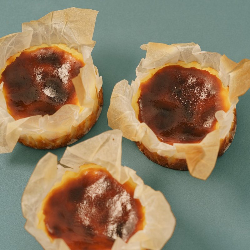 OHEY 巴斯克礼盒-2入 | 新年礼盒 - 有附提袋 - 蛋糕/甜点 - 新鲜食材 咖啡色